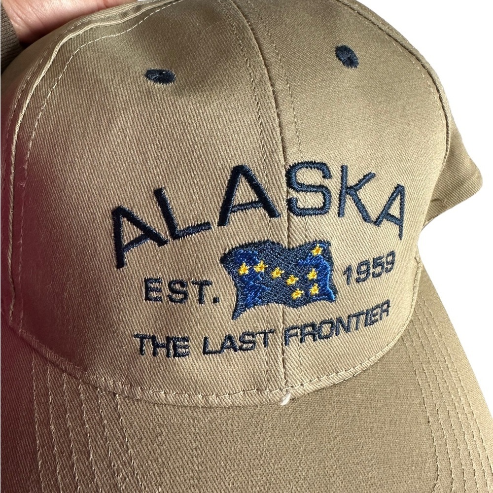 Tongass Trading Company Alaska SnapBack Hat Baseball Cap Beige size OS - Picture 10 of 11